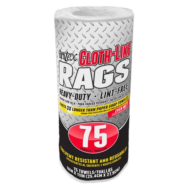 WIPING RAGS 75CT, Intex, Mfr#: NW-00454-75
